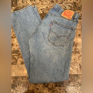 Levi's Men's Light Blue Straight Jeans